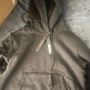 Amiri Black Fringe hoodie